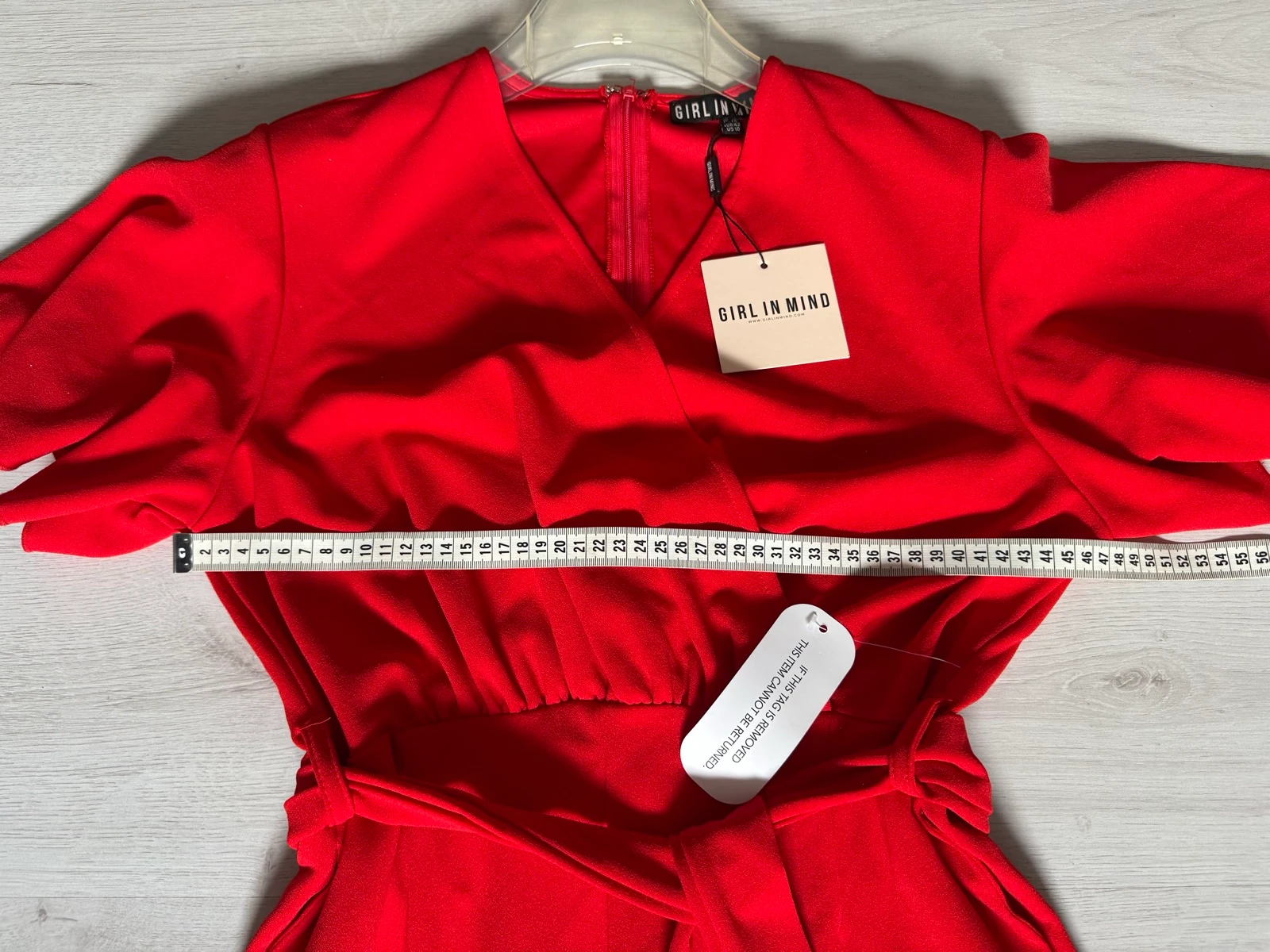 Girl In Mind rode jumpsuit nieuw met labels maat 42 – photo 9